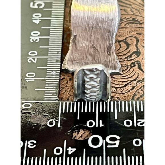 Native American NAVAJO Sterling Kingman Turquoise Cuff Bracelet by Kevin Billah - Picture 14 of 16